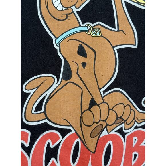 Scooby Doo Women's Small Scooby Snacks Scooby w/ Pizza Cropped Graphic T-Shirt - Picture 6 of 7